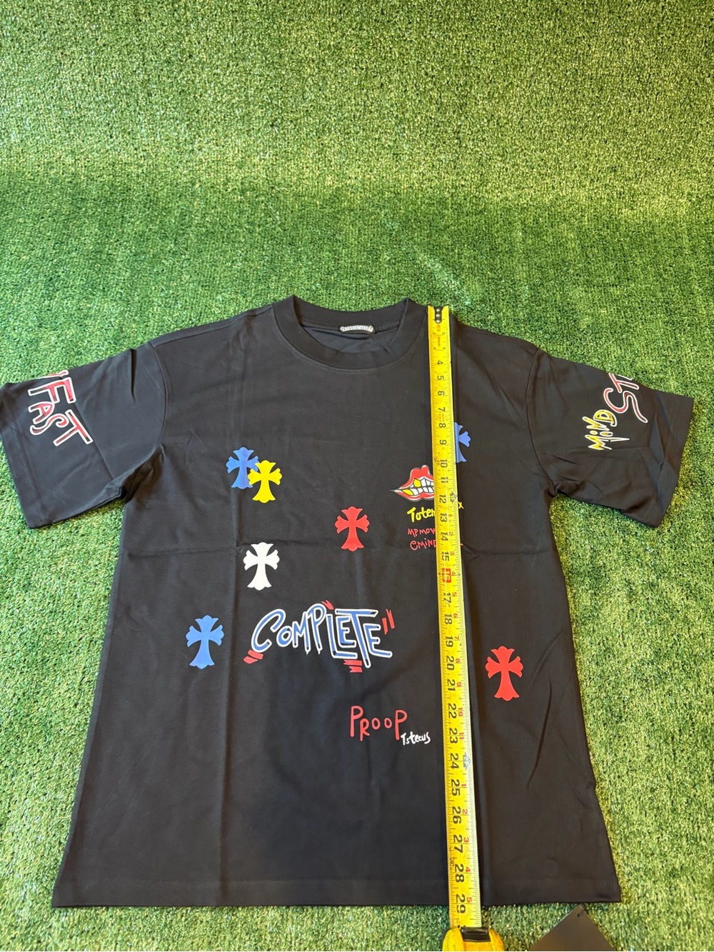Chrome Graphic Short-Sleeve Tee - Black - Picture 7 of 8